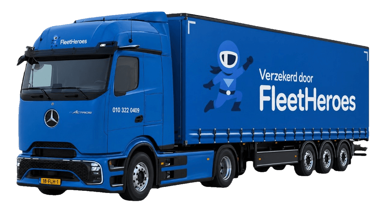 FleetHeroes truck — Verzekerd door FleetHeroes